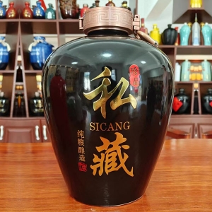 甘肅烤花私藏高分子蓋瓶2500ml